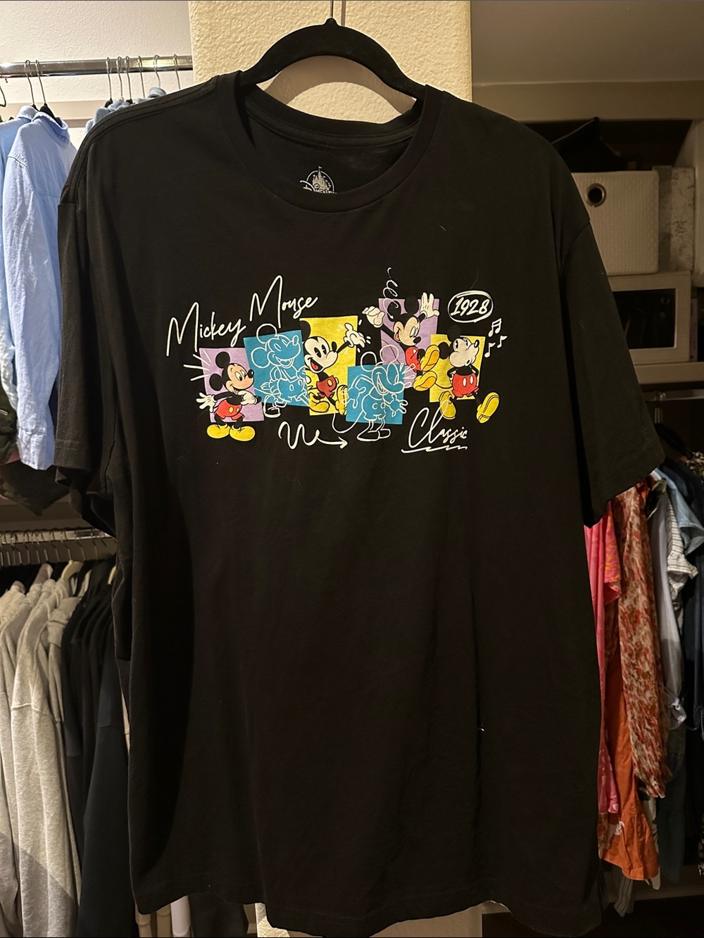Disney Parks Mickey Mouse Classic Graphic Tee - Black (Unisex)